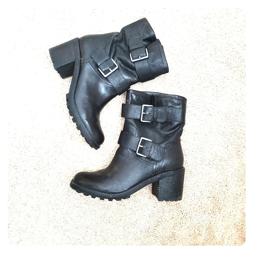 Sam Edelman Troy Leather Moto Boot
